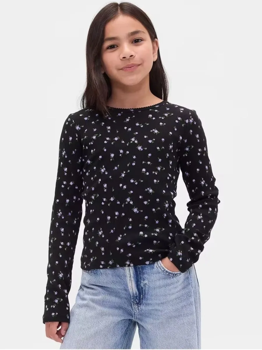 Round Neck Regular Tops