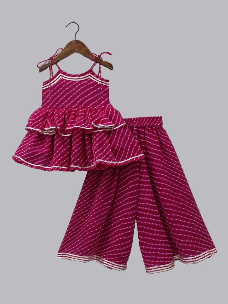 Girls Printed Kurti Set