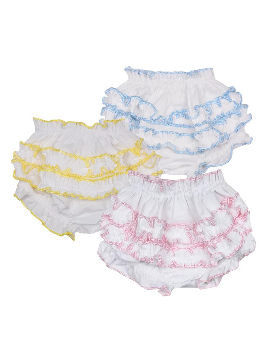 Infant Girls Pack Of 3 Briefs