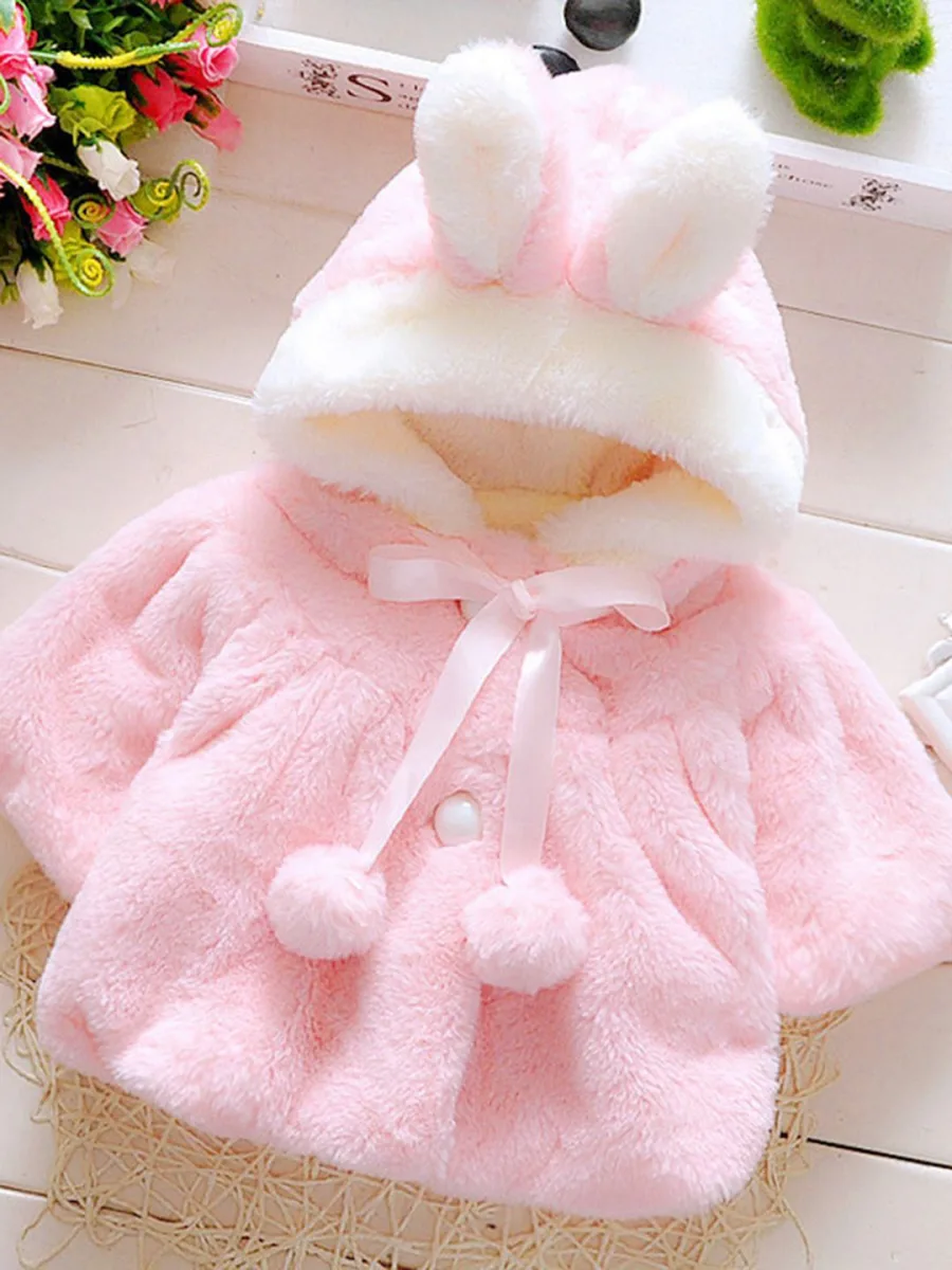 Girls Hooded Sherpa Jacket