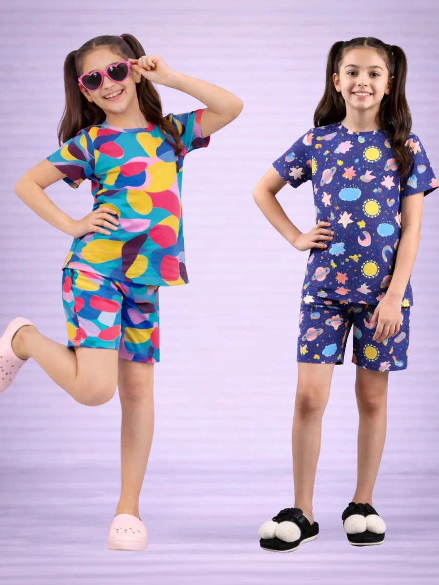 Girls Printed Nightdress