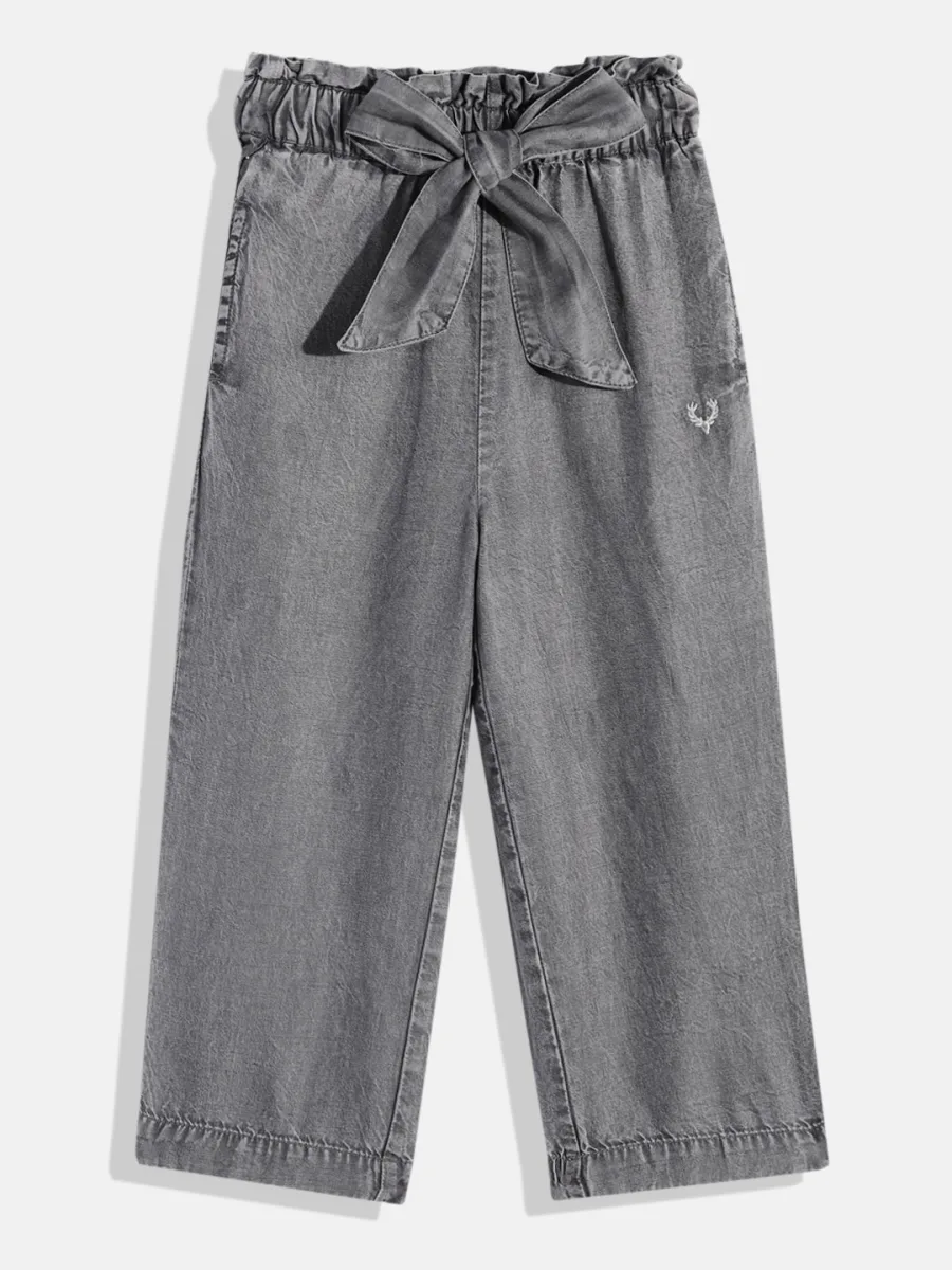 Girls High-Rise Trousers