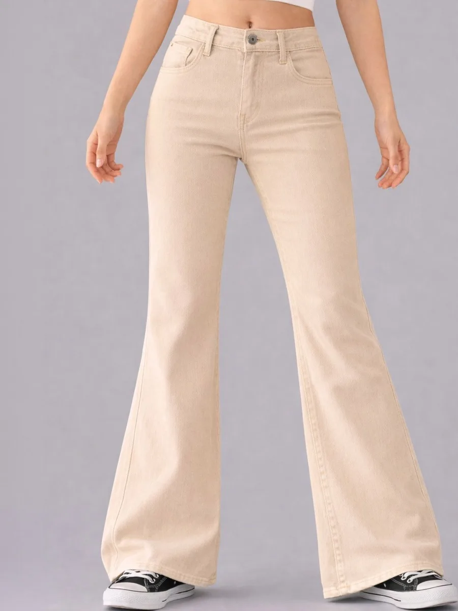 Girls Bootcut High-Rise Jeans