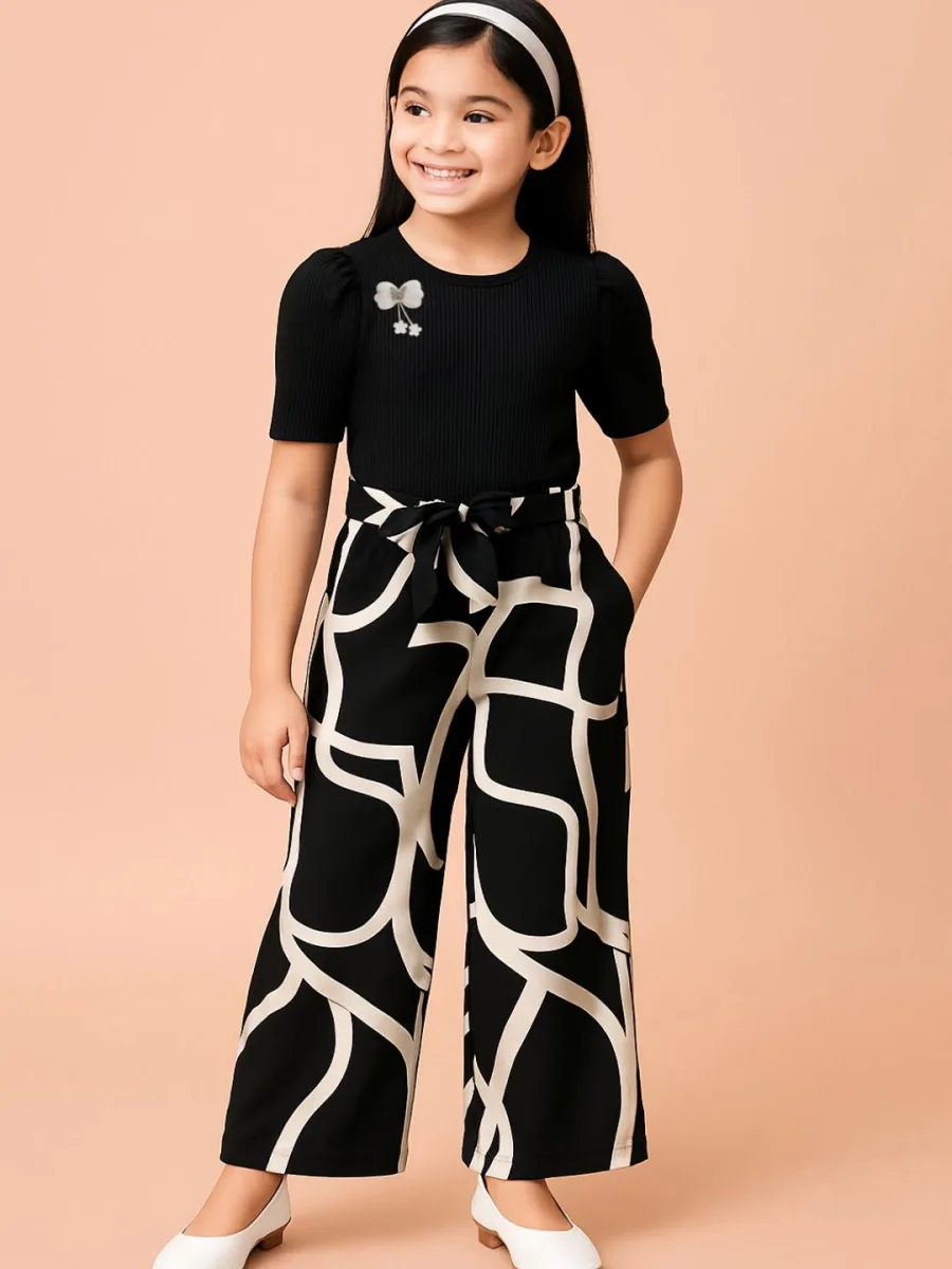 Girls Top with Trousers