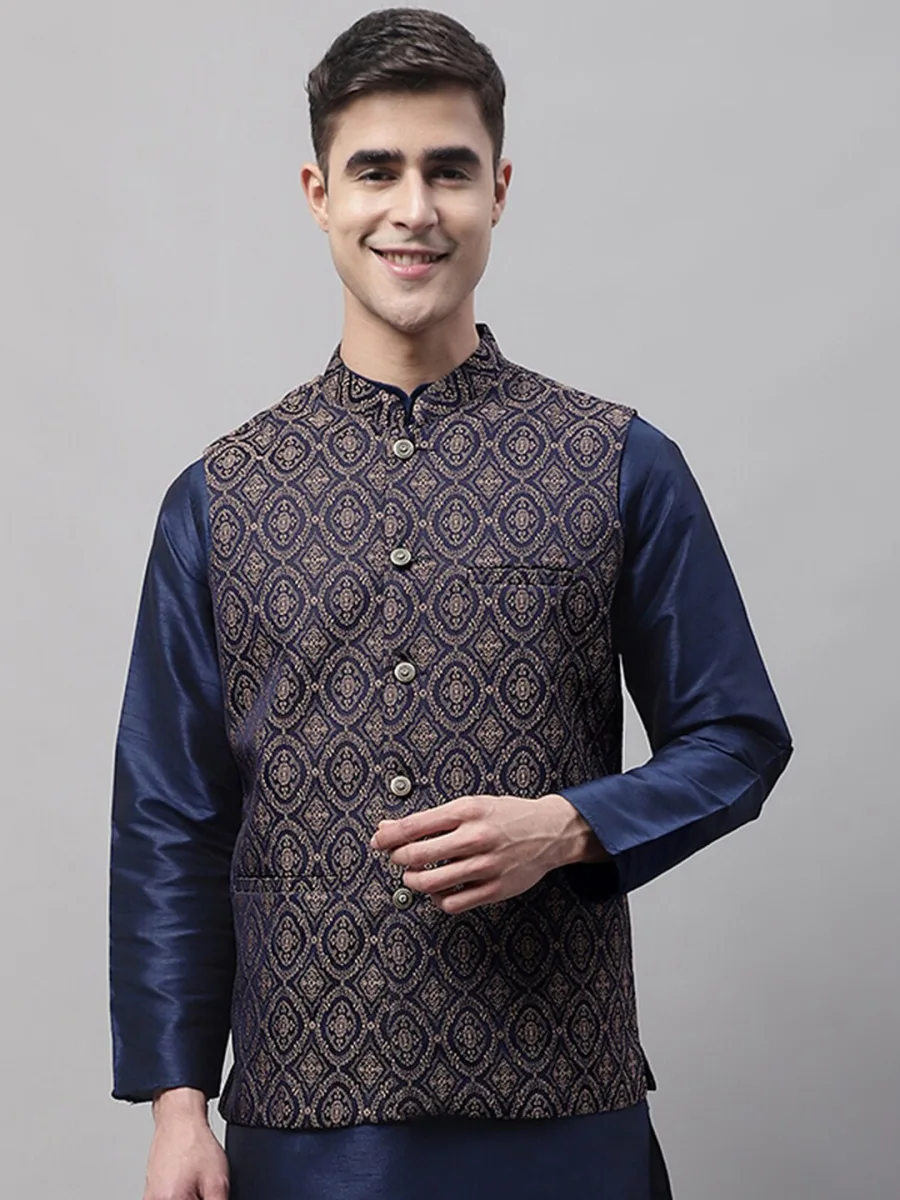 Woven Design Nehru Jacket