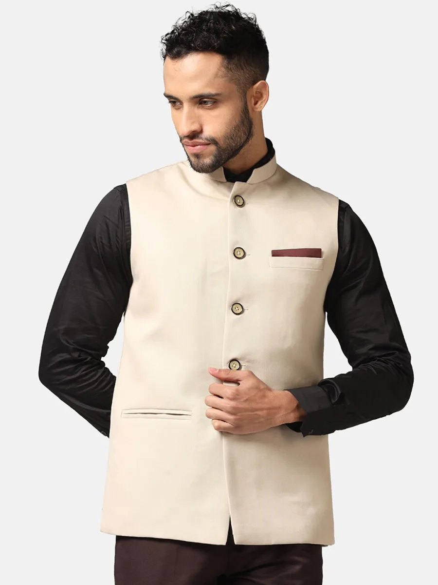 Manadrin Collar Nehru Jacket