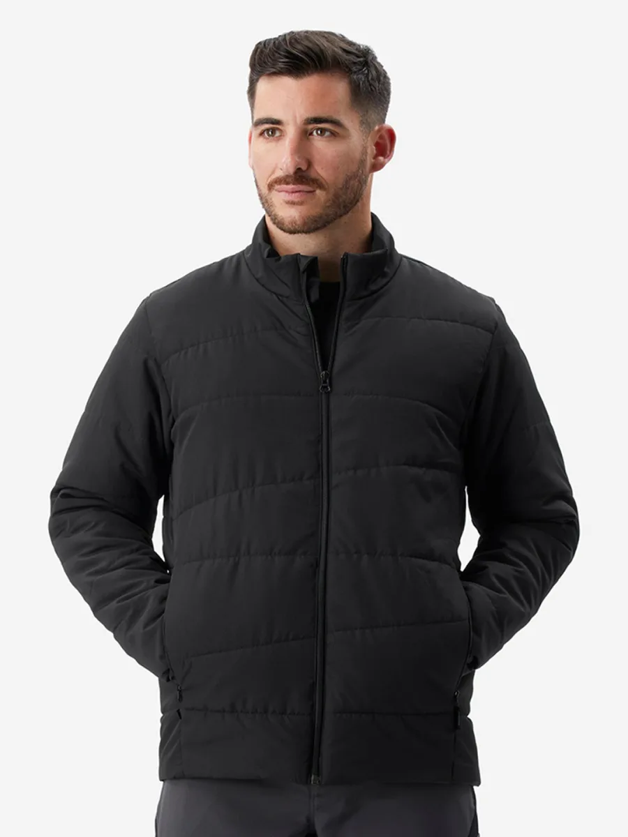 Men Non-Hooded Puffer Jacket