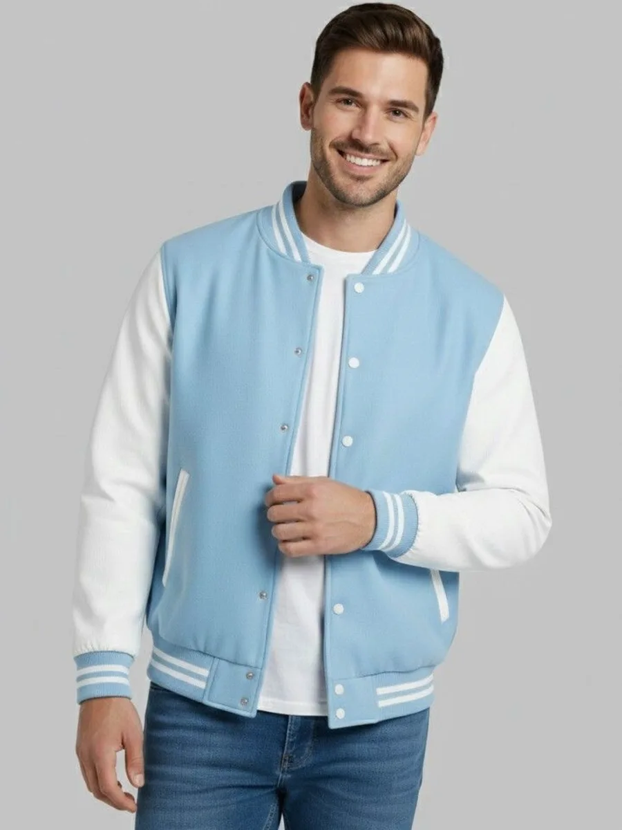 Colourblocked Varsity Jacket