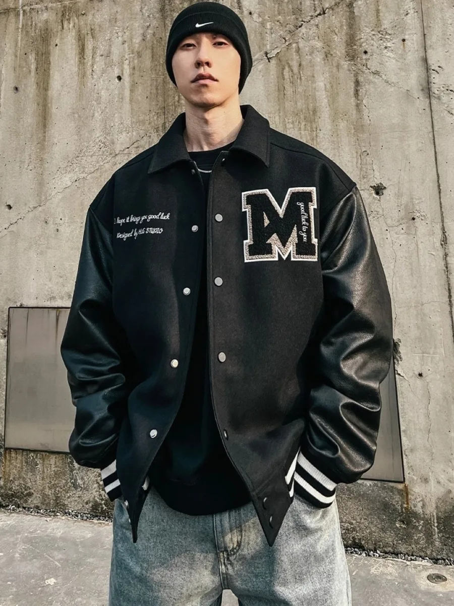 Typography Open Front Jacket