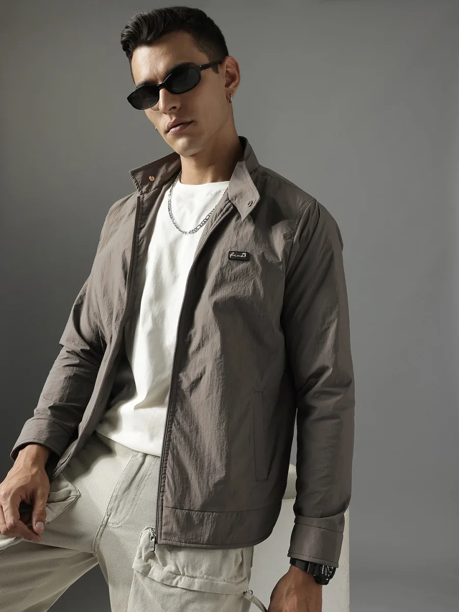 Stand Collar Tailored Jacket