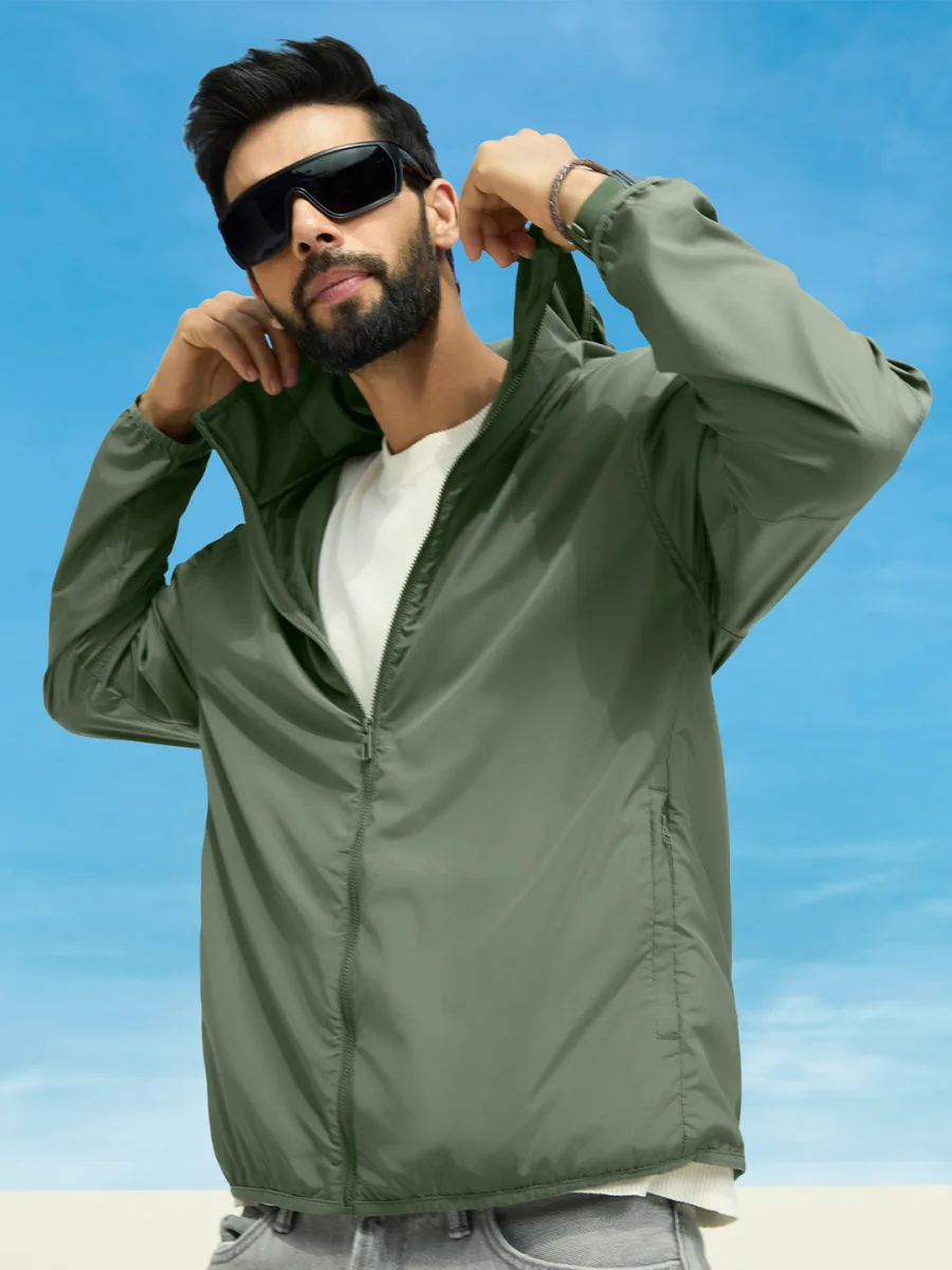 Men Hooded Parka Jacket