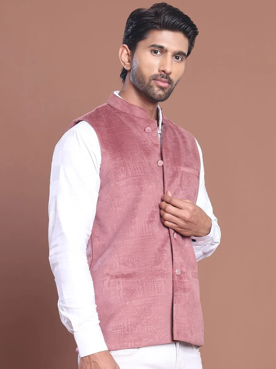 Printed Woven Nehru Jacket