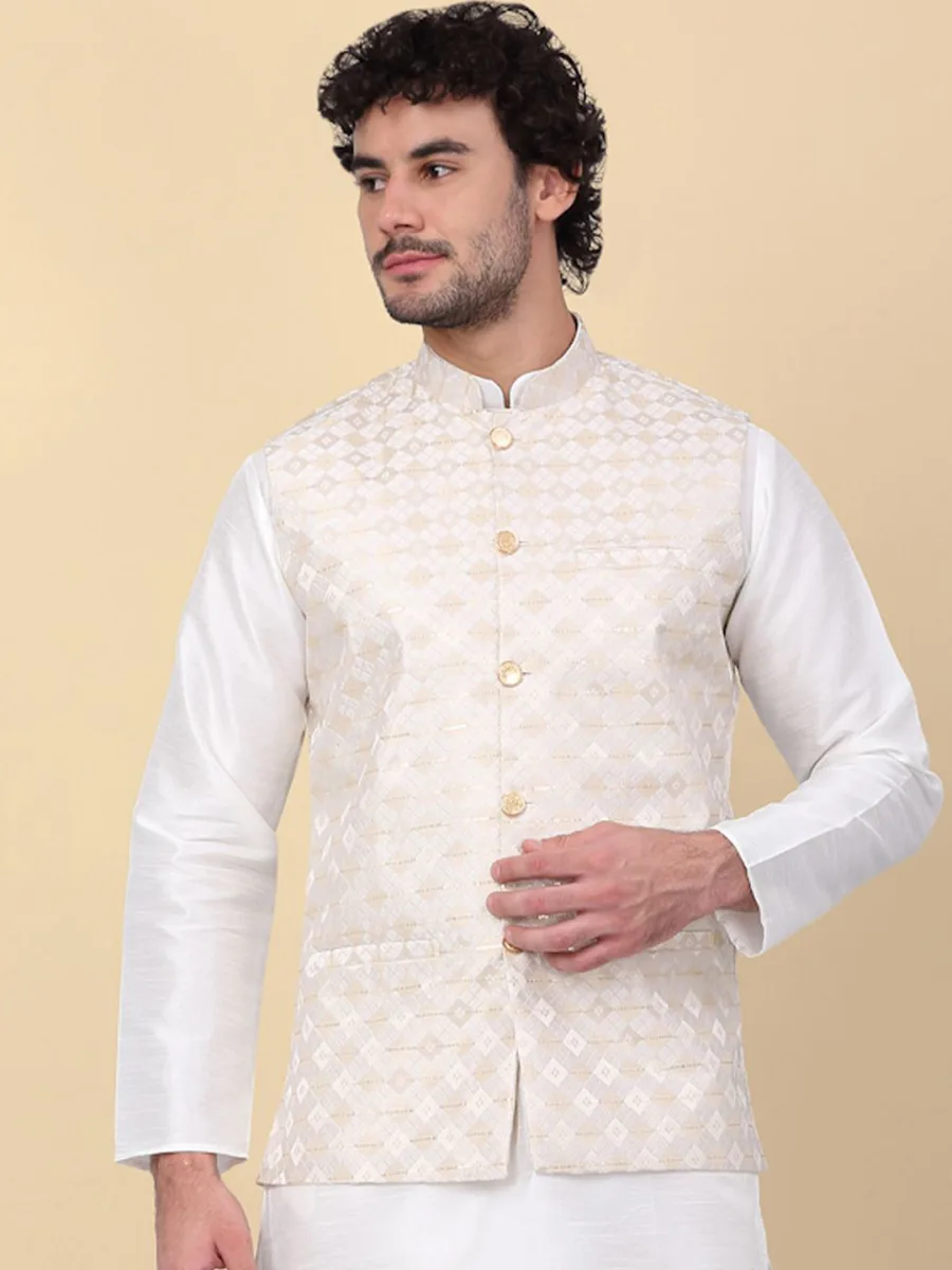 Woven Nehru Jacket