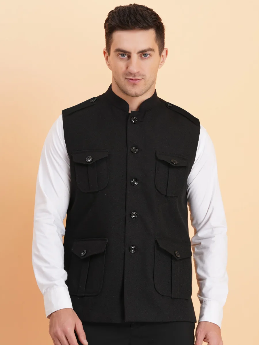 Mandarin Collar Nehru Jackets