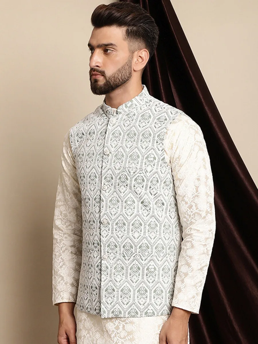 Embroidered Nehru Jacket