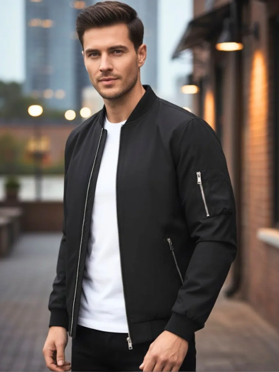 Water Resistant Bomber Jacket
