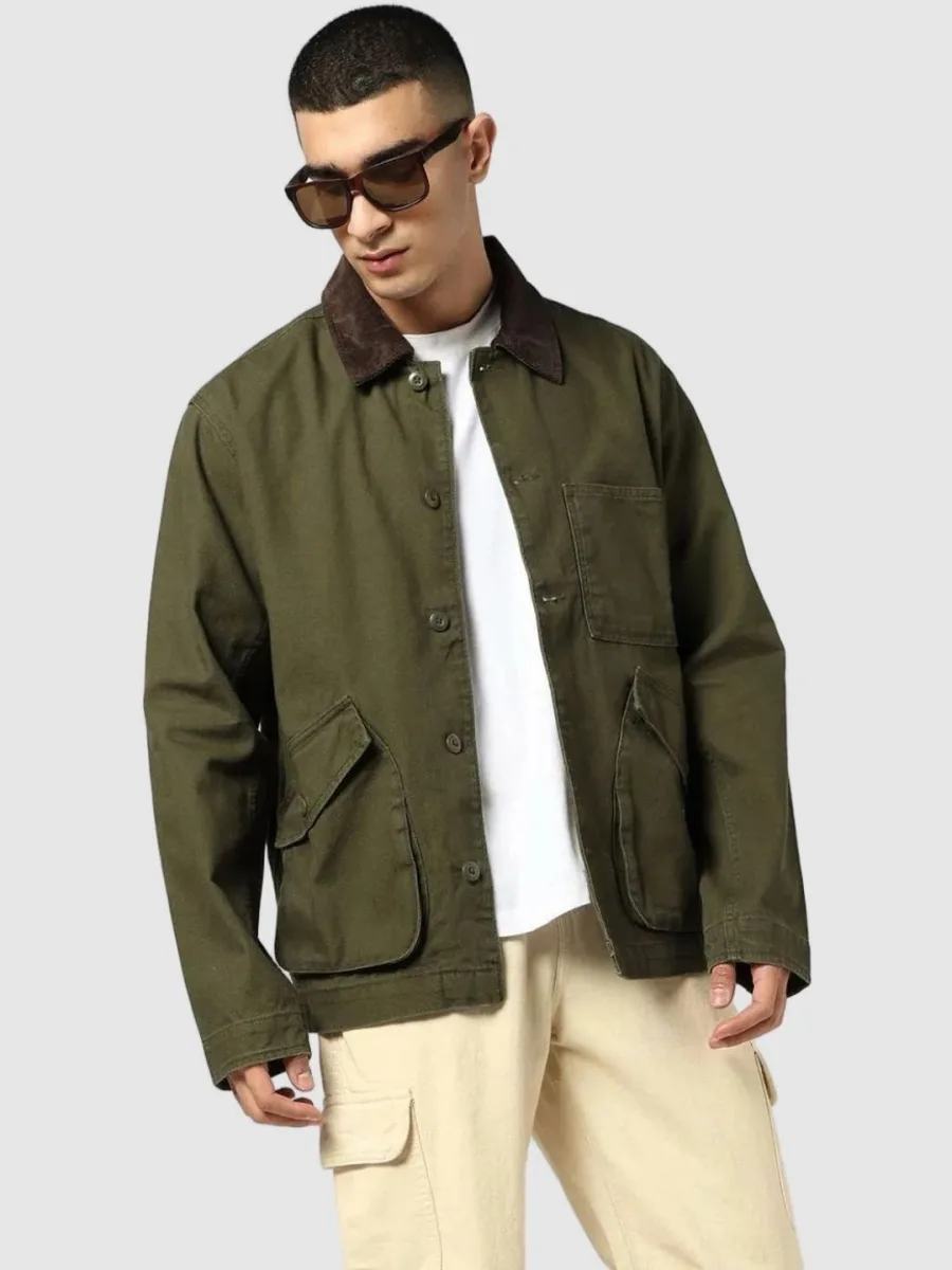 Relaxed Fit Cotton Jacket