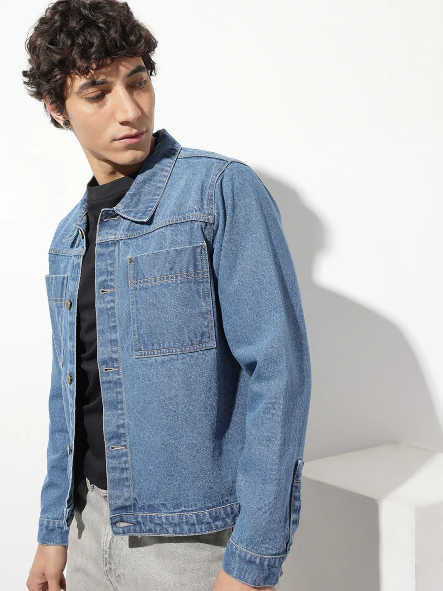 Pure Cotton Denim Jacket