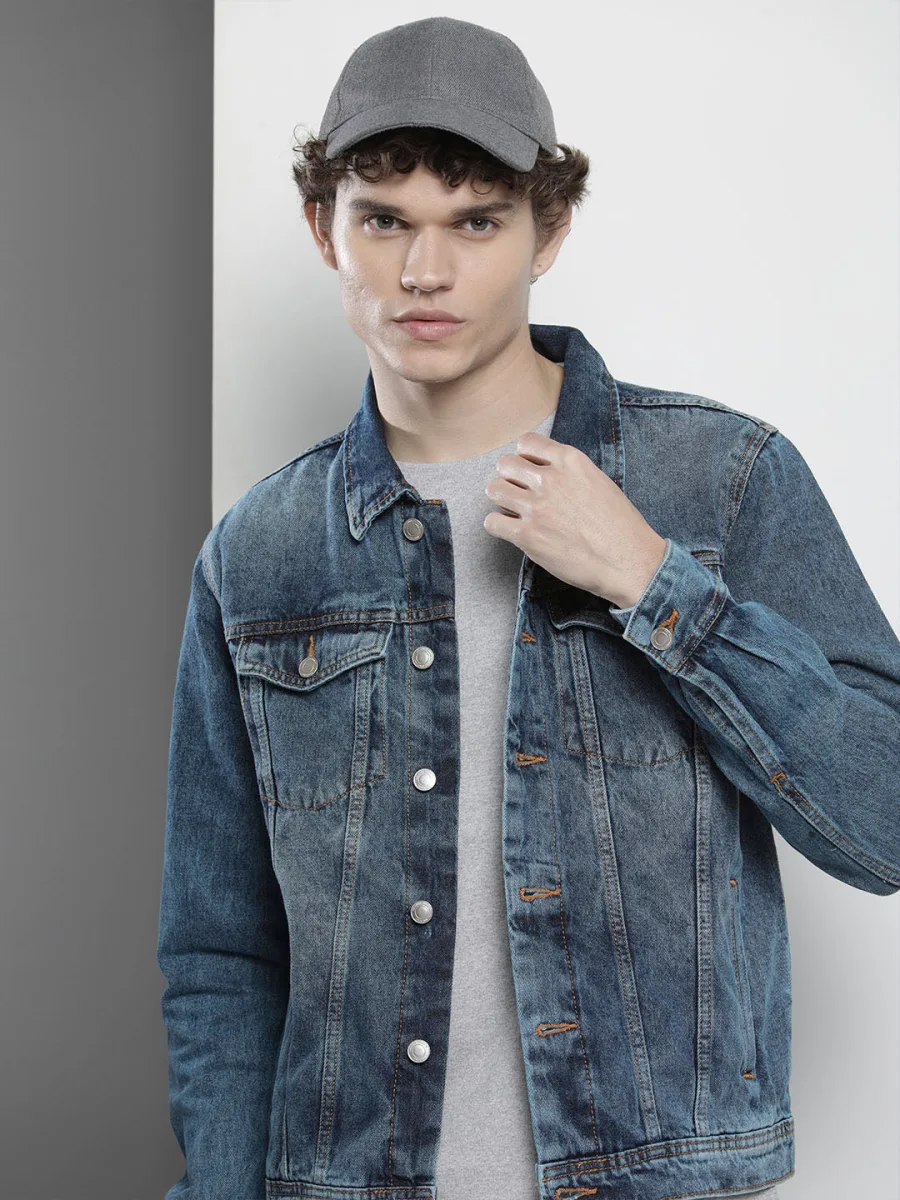 Cotton Washed Denim Jacket