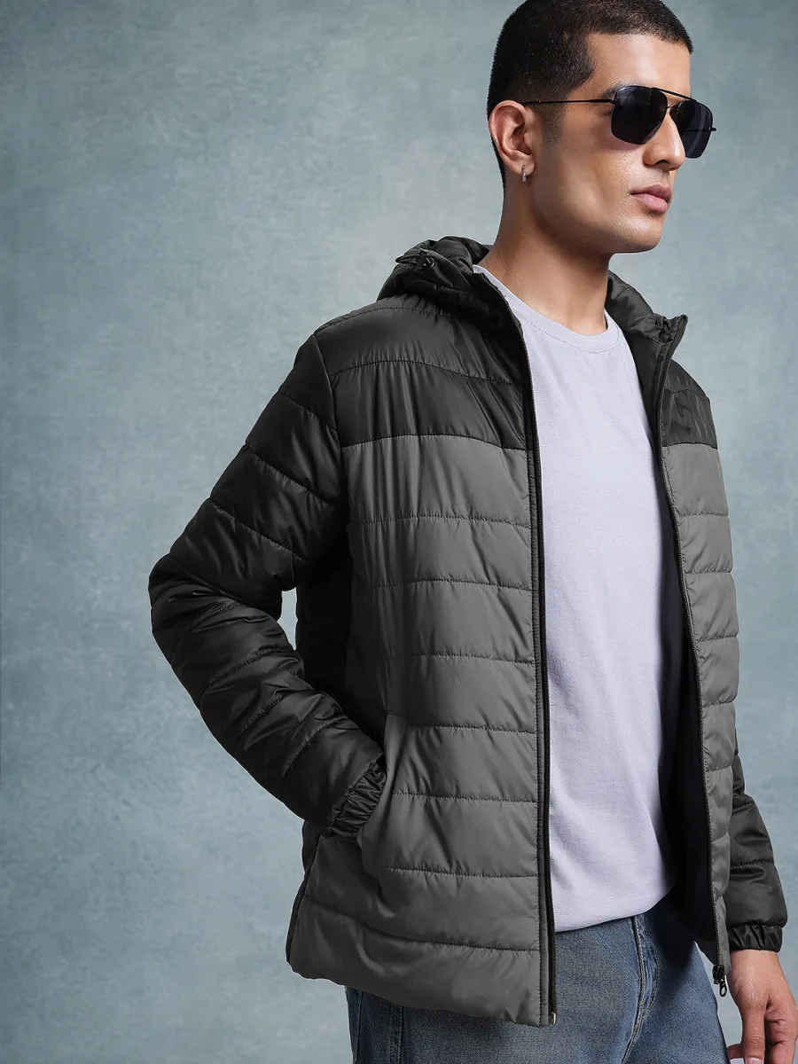 Colourblocked Puffer Jacket