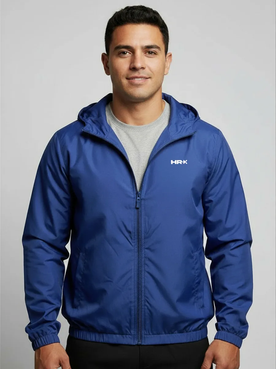 Men Solid Sporty Jacket
