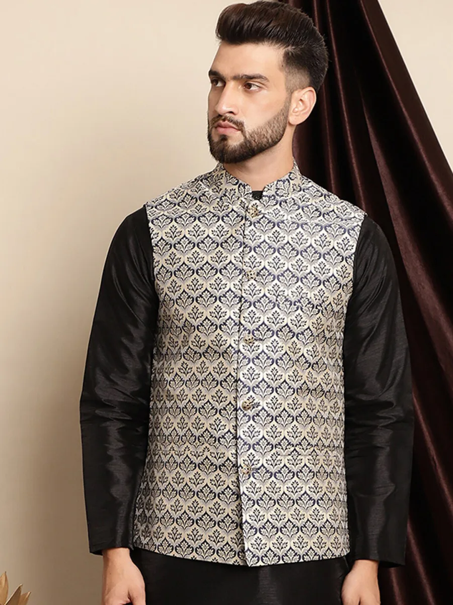 Woven Design Nehru Jacket