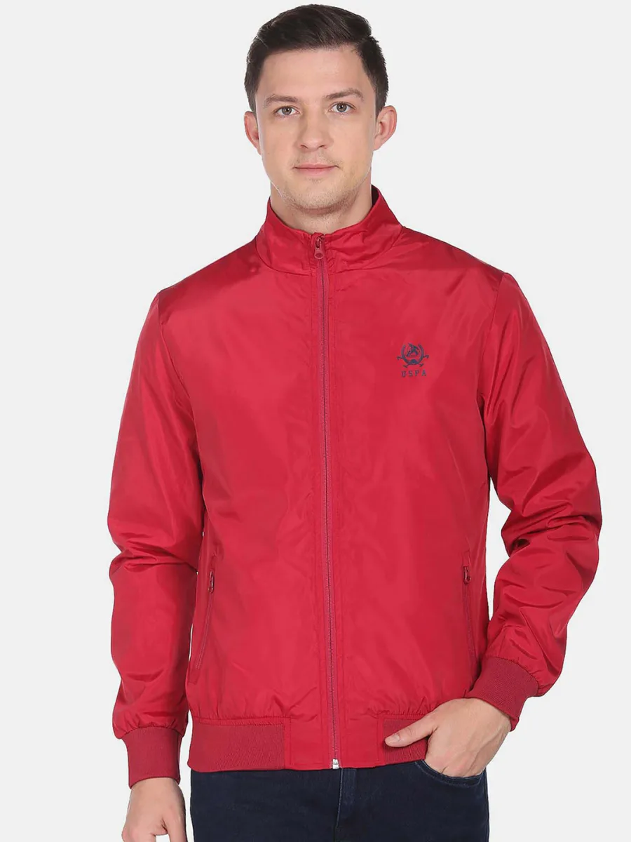 Mock Collar Bomber Jacket