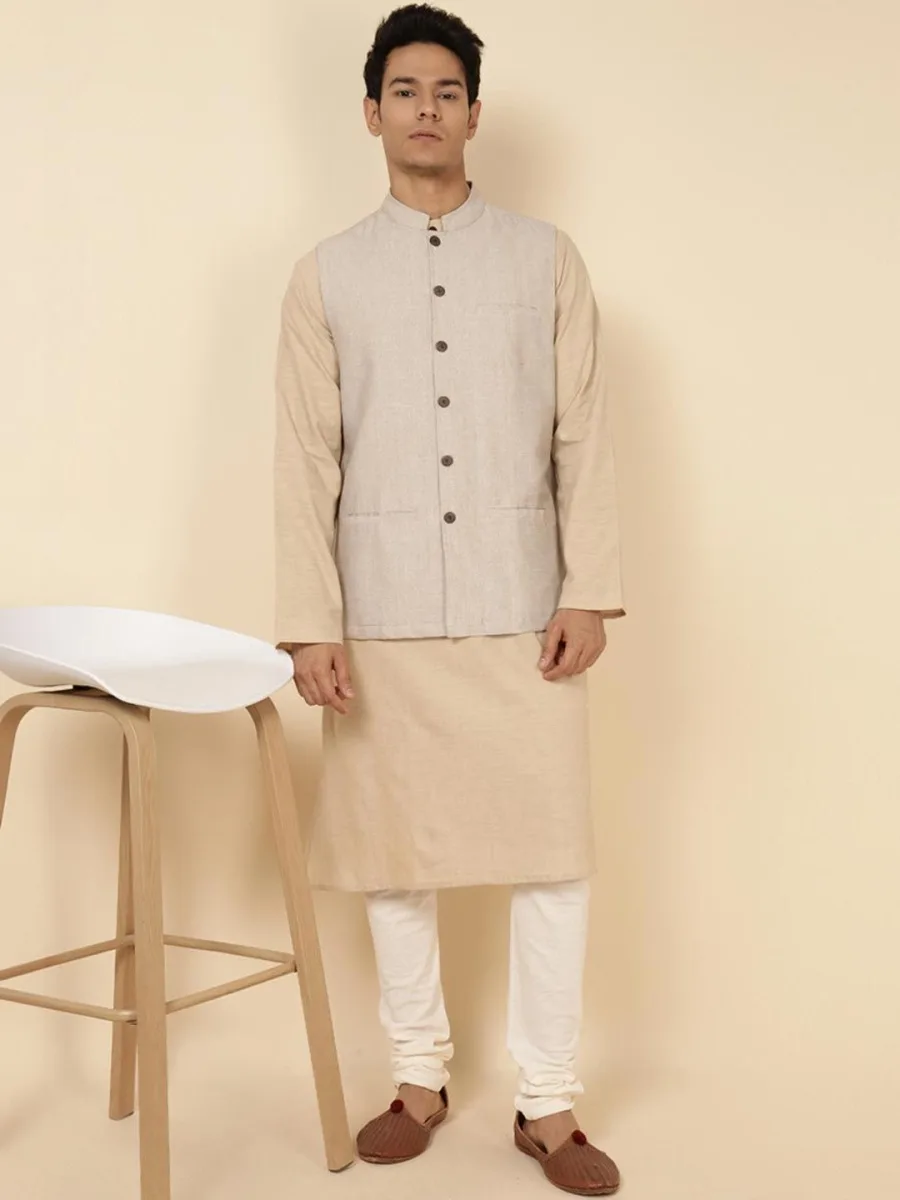 Cotton Woven Nehru Jacket