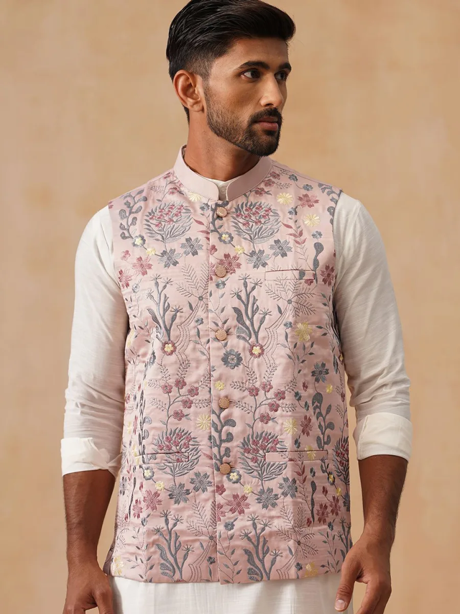 Men Embroidered Nehru Jackets