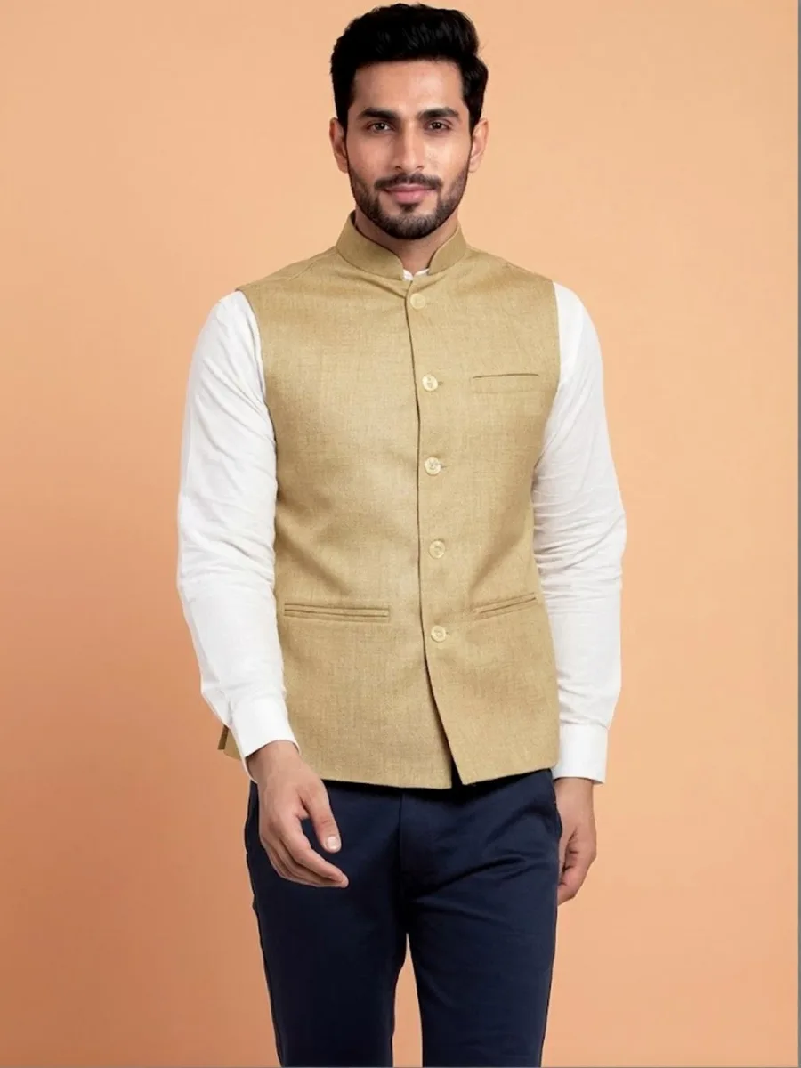 Woven Nehru Jackets