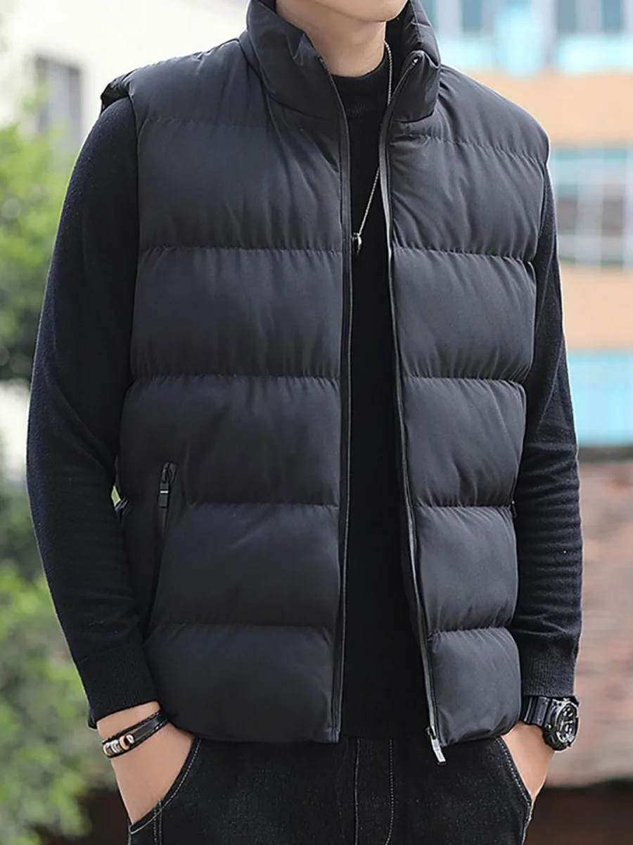 Mock Collar Puffer Jacket