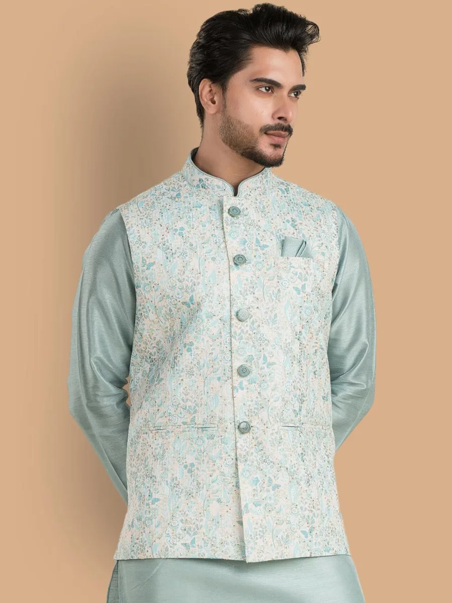 Printed Nehru Jacket