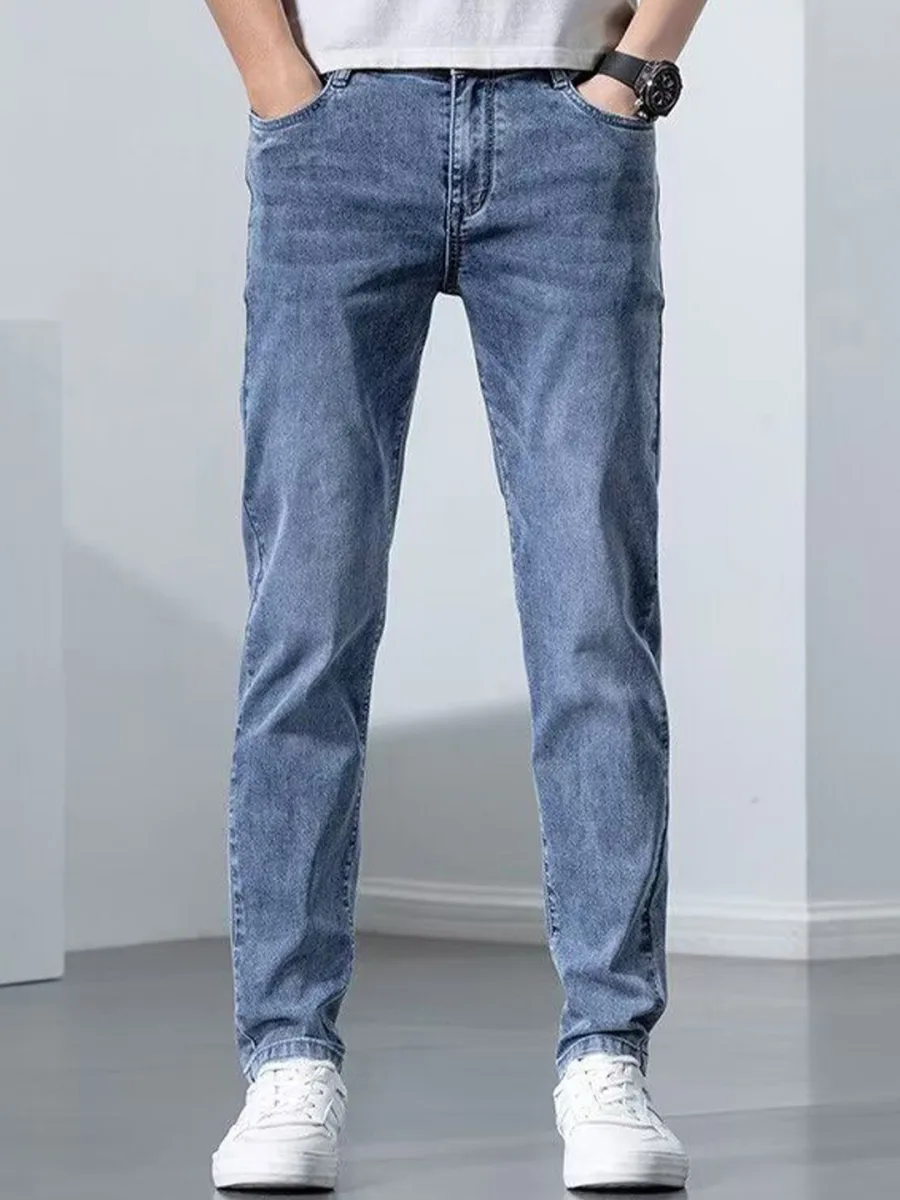 Men Regular Fit Mid-Rise Jeans