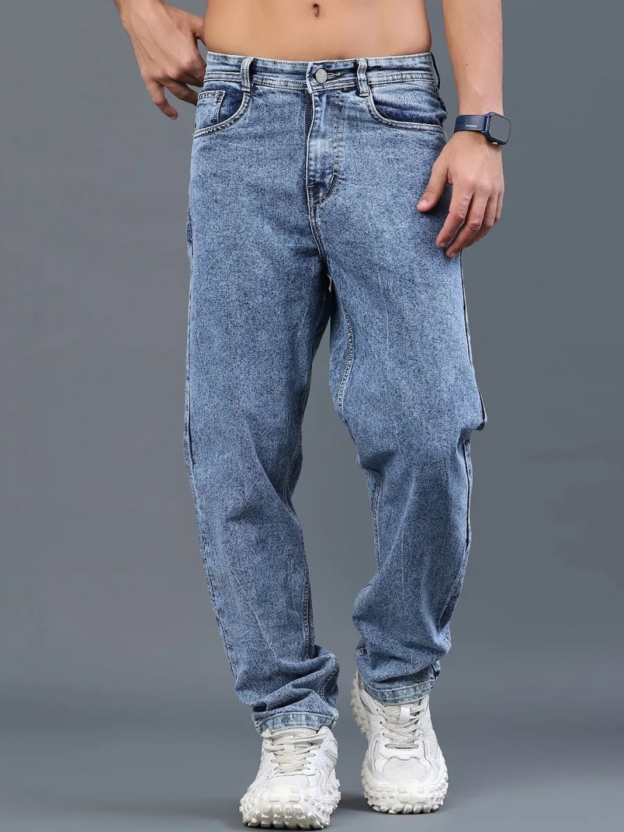 Men Regular Fit Mid-Rise Jeans