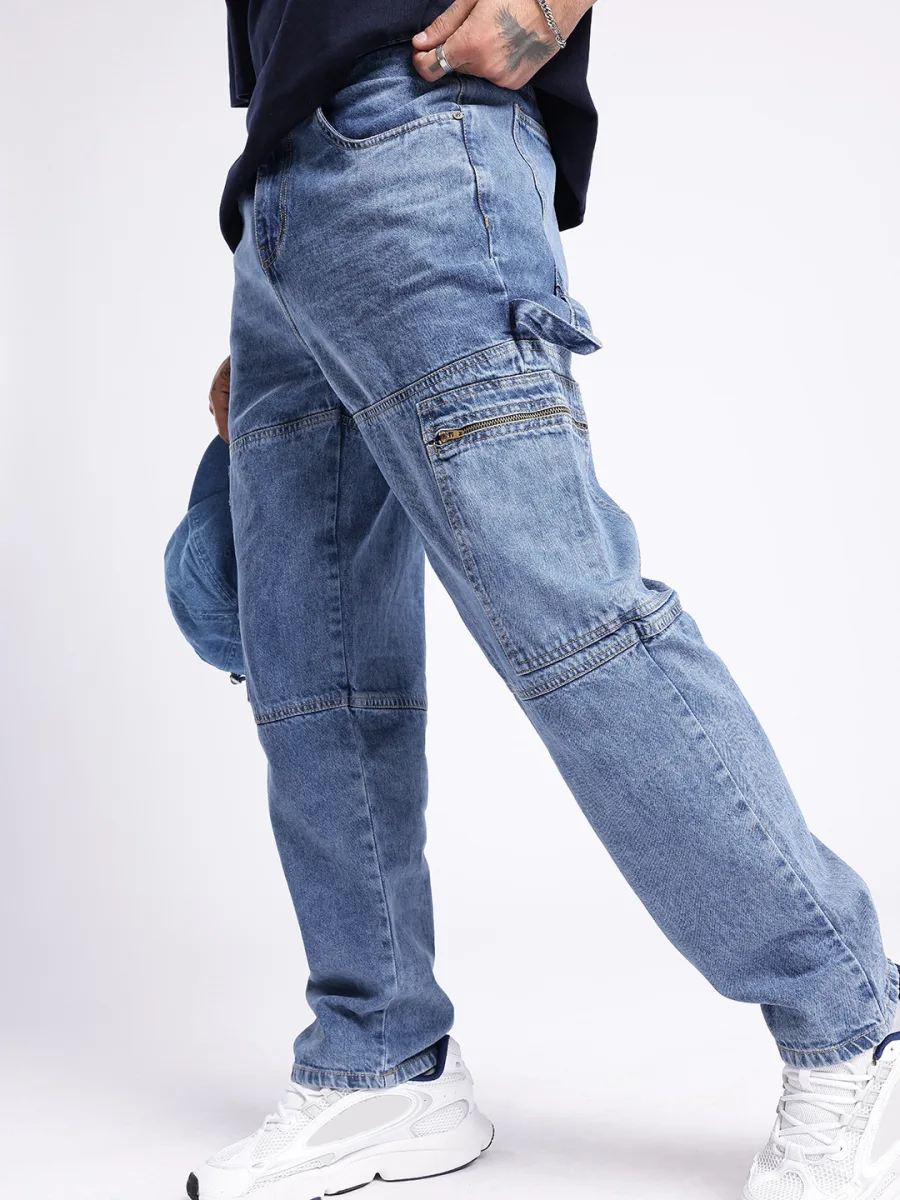Men Boyfriend Cargo Jeans