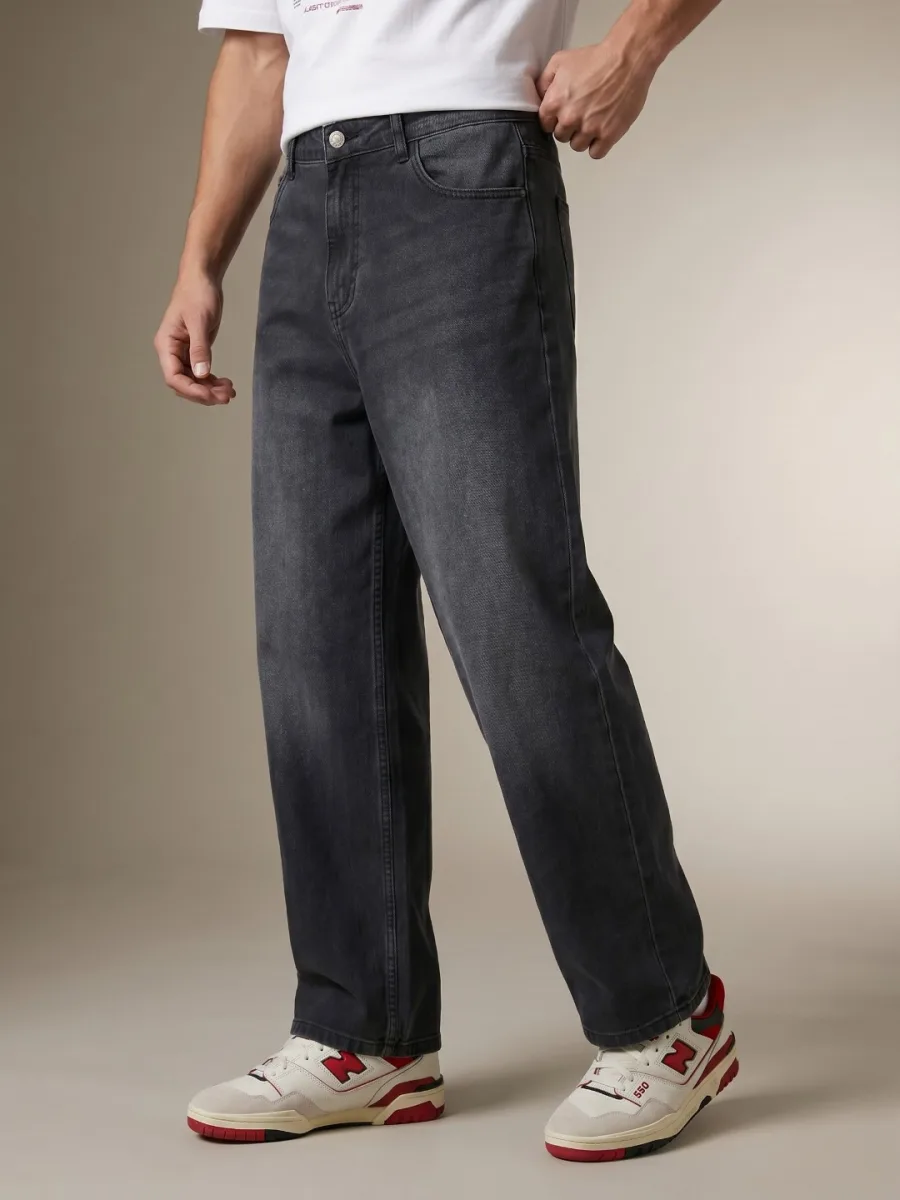 Men Baggy Fit Mid-Rise Jeans
