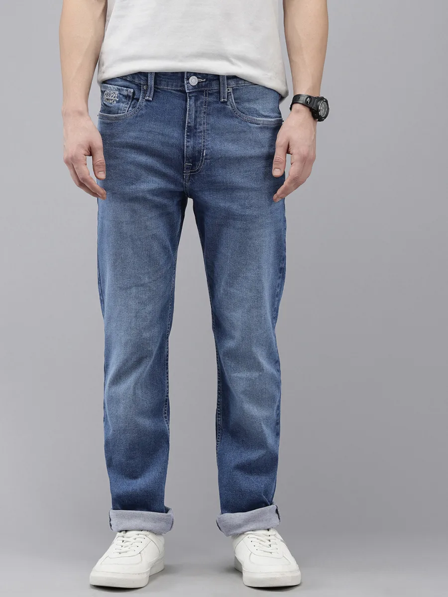 Men Slim Straight Fit Jeans