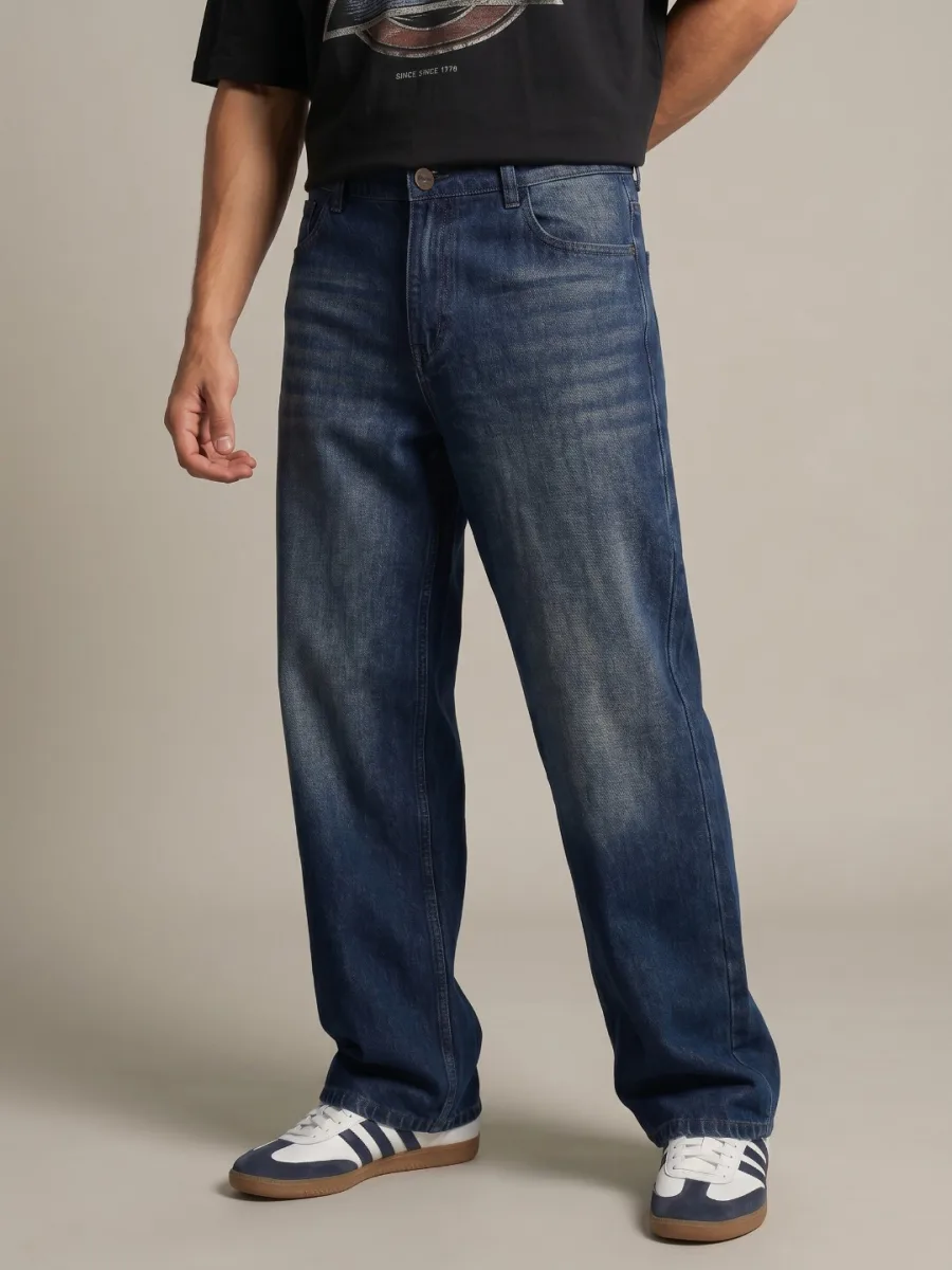 Men Pure Cotton Jeans