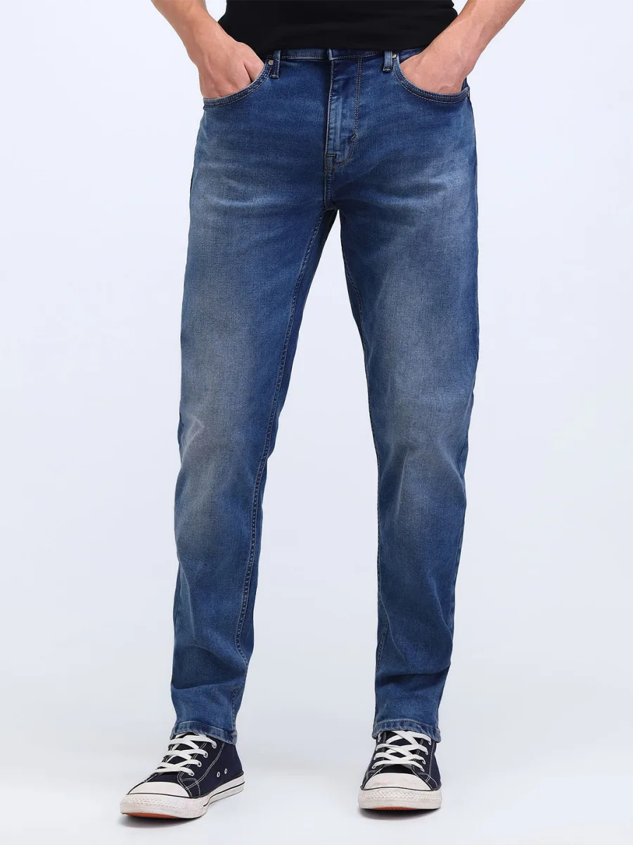 Silky High-Rise Jeans