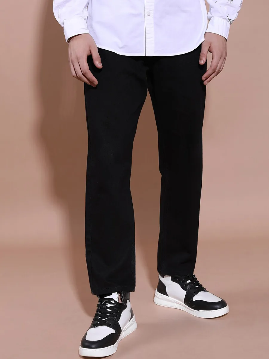 Men Relaxed Fit Cotton Jeans