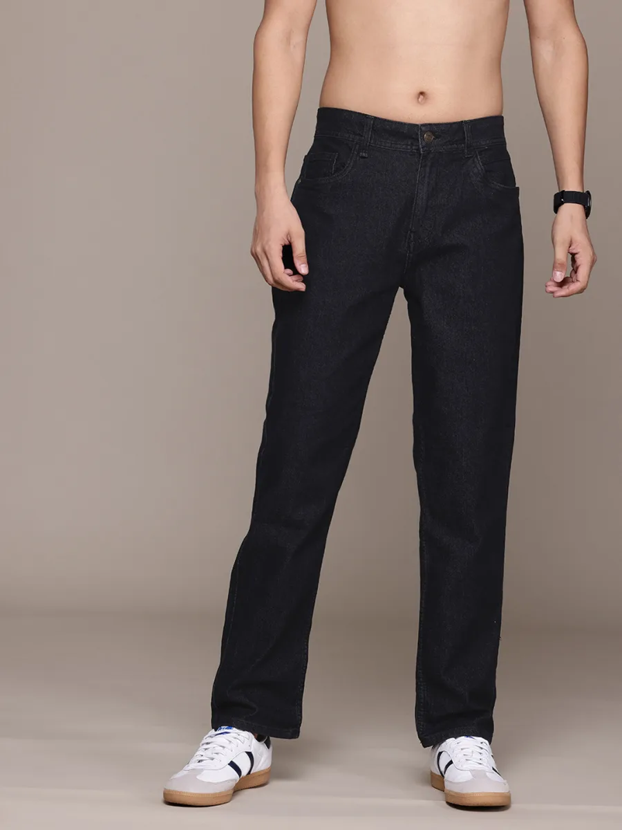 Men Regular Fit Mid Rise Jeans