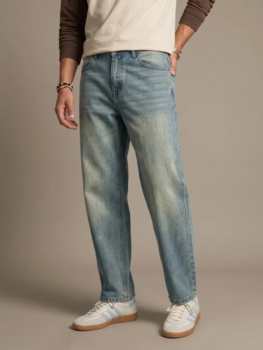 Baggy Fit Mid-Rise Jeans