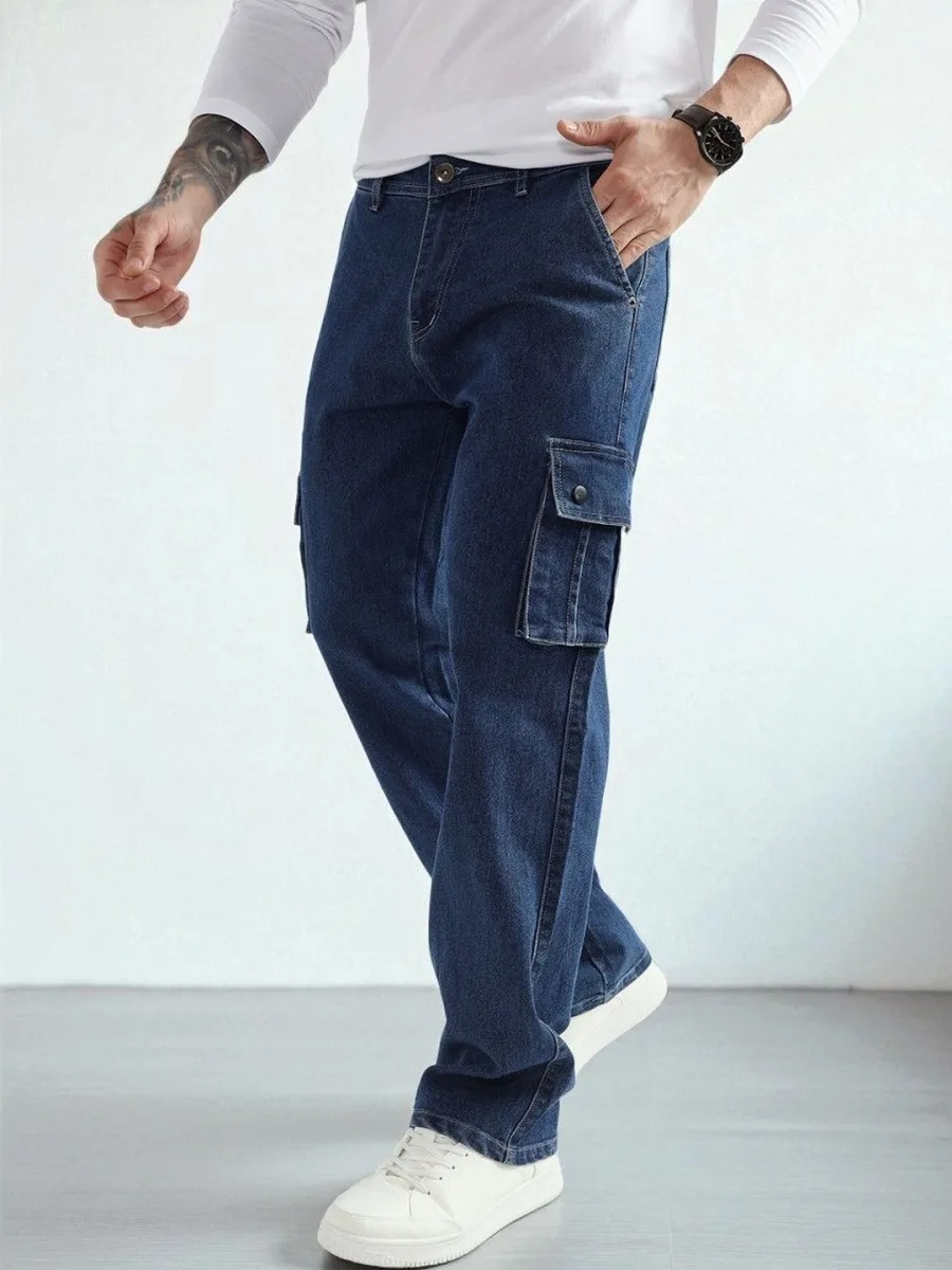 Men Relaxed fit Cargo Jeans