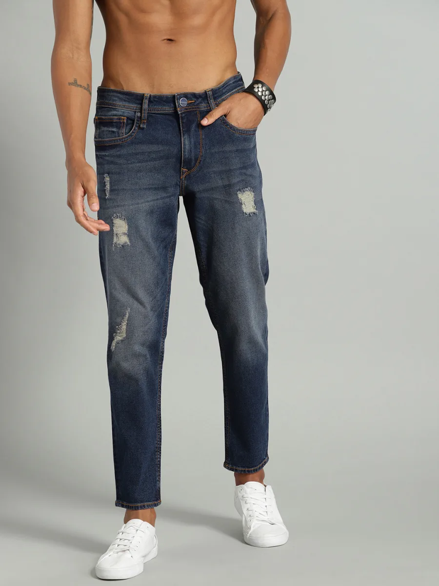 Men Carrot Regular Fit Jeans