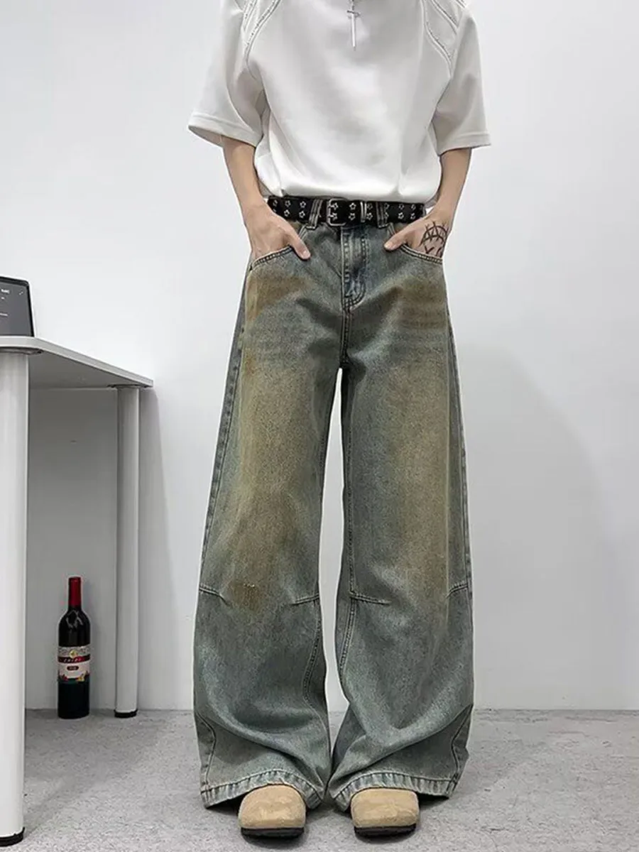 Men Wide Leg Jeans