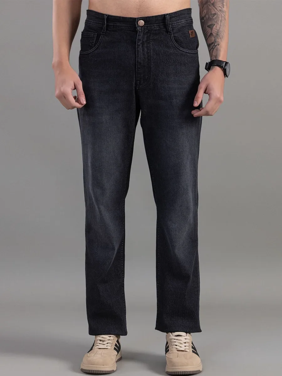 Men Regular Fit Mid-Rise Jeans
