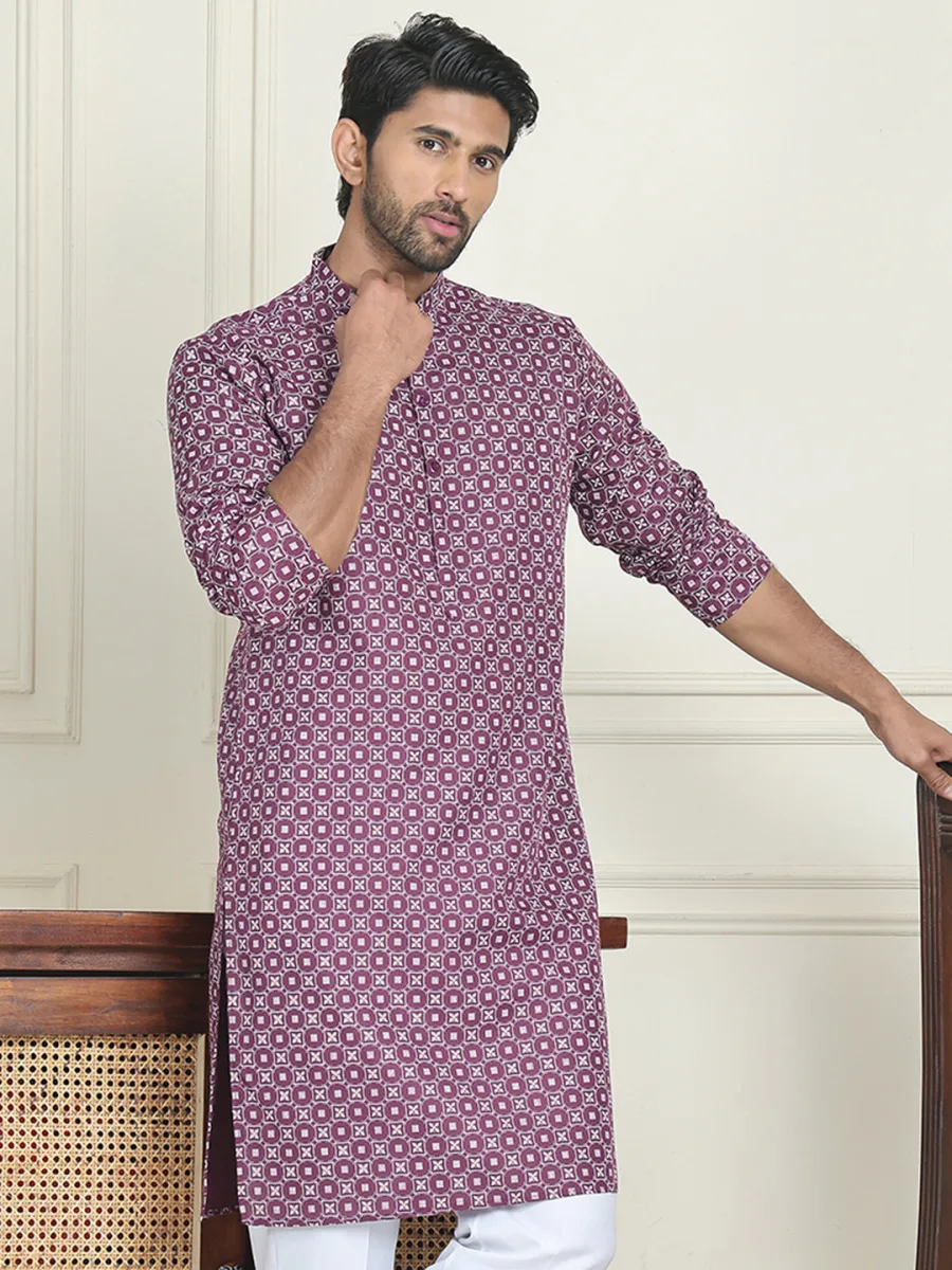 Floral Embroidered Kurta