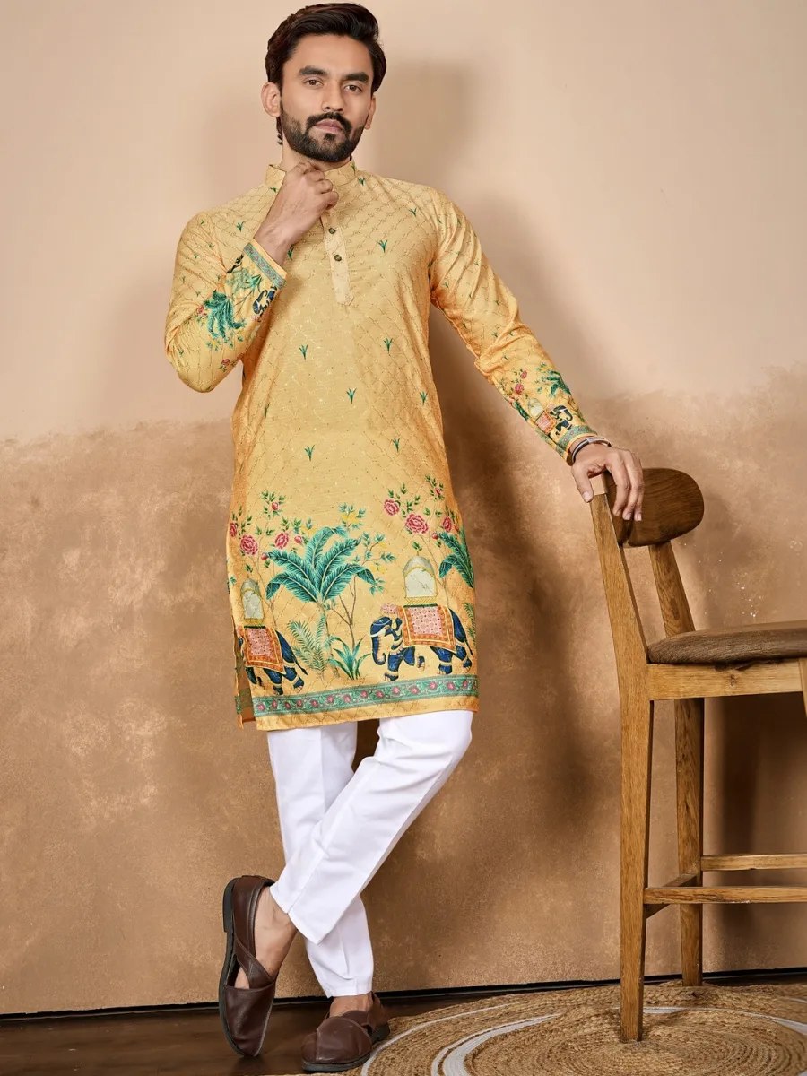 Men Printed Kurta