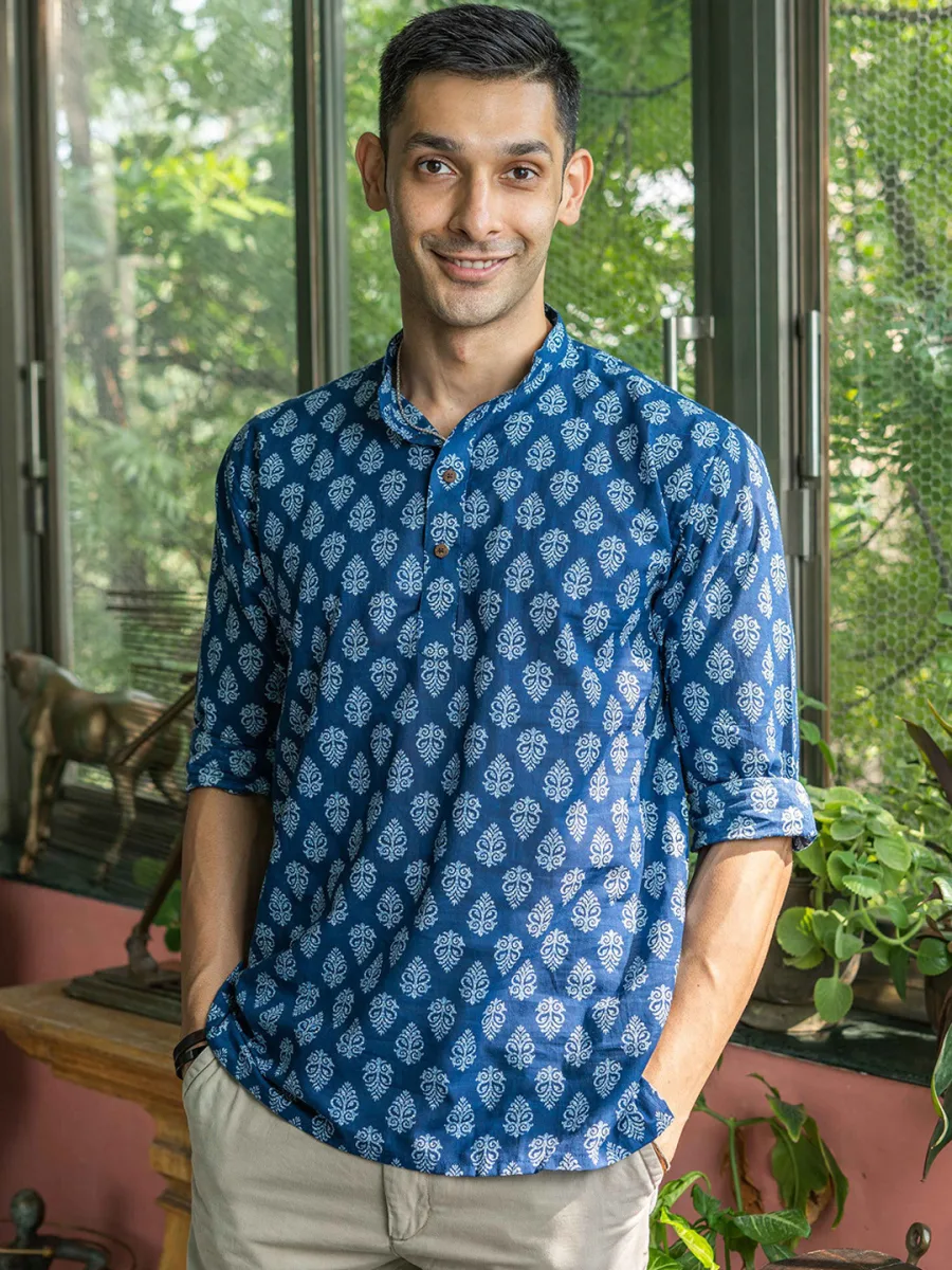Printed Cotton Straight Kurta