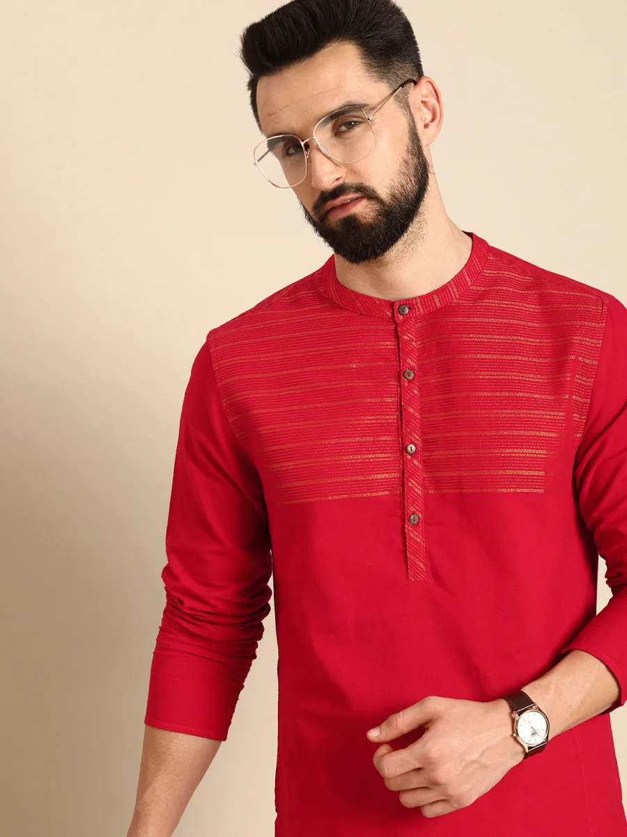 Striped  Cotton Kurta